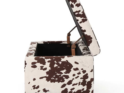 Storage Ottoman - Brown Multi