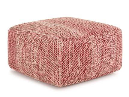 Nate - Handcrafted Square Pouf