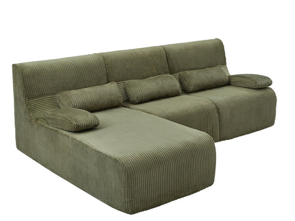 Oversized Sectional Sofa, Living Room Seating With Modular Design