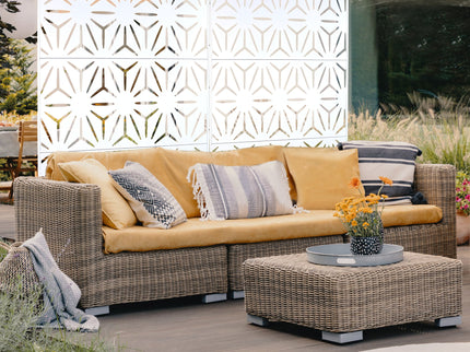 Outdoor & Indoor Metal Privacy Screen, Freestanding Decorative Panels