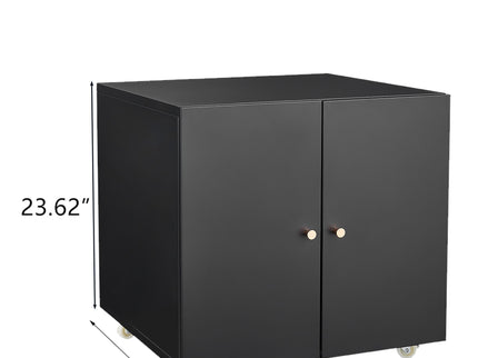 Office Furniture Copier Cabinet 2 Door Steel Copier Stand Mobile Pedestal File Printer Stand