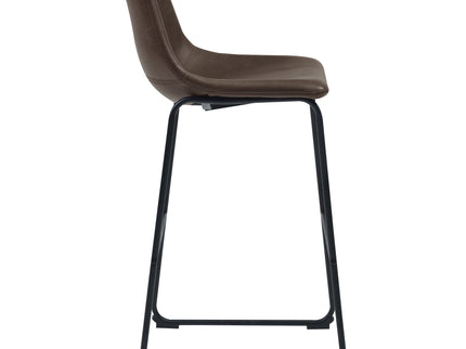 Armless Bar Stool (Set of 2) - Brown