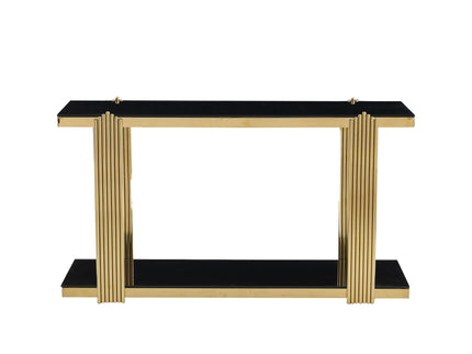 Console Table With Double Tier Storage