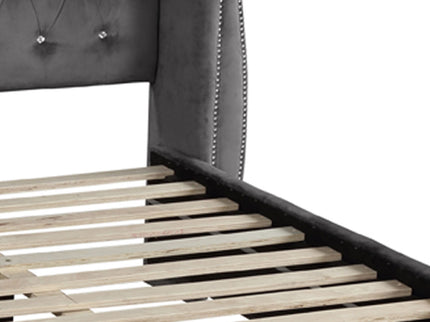 Sophia - Crystal Tufted Upholstered Bed