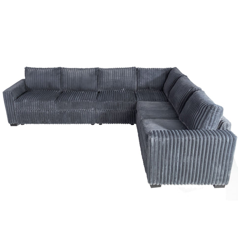L-Shaped Sectional Set For Living Room