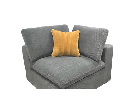 Custom Configuration Modular Sectional & Toss Pillows