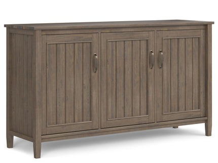 Lev - Wide Storage Cabinet - Smoky Brown