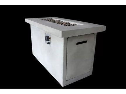 Propane / Natural Gas Outdoor Fire Pit Table - Gray
