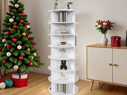 Rotating Shoe Rack Tower