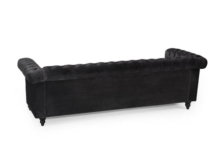 Chesterfield Style 3 Seater Sofa With Deep Button Tufting
