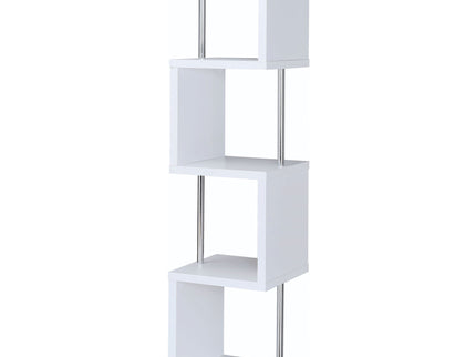 4 Tier Bookcase With Accents