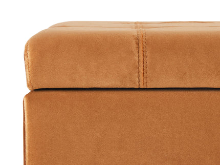 Wendover - Elegant Tufted Storage Bench With Lift-Up Top And Birch Wood Legs