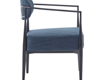 Modern Upholstered Accent Armchair With Pocket Spring Seat