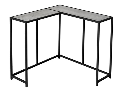 Corner Accent Console Table For Entryway, Unique L-Shaped Design