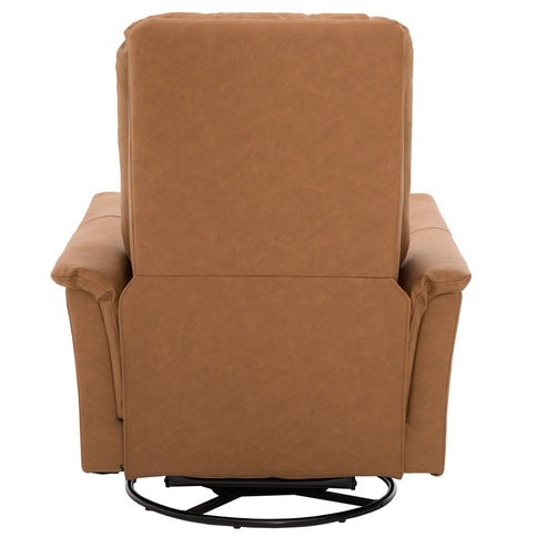 Manual Recliner Chair With 8 Point Massage And Swivel Function