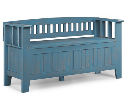 Acadian - Entryway Storage Bench, Handcrafted
