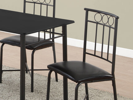 5 Pieces Dining Table Set, Small, Rectangular