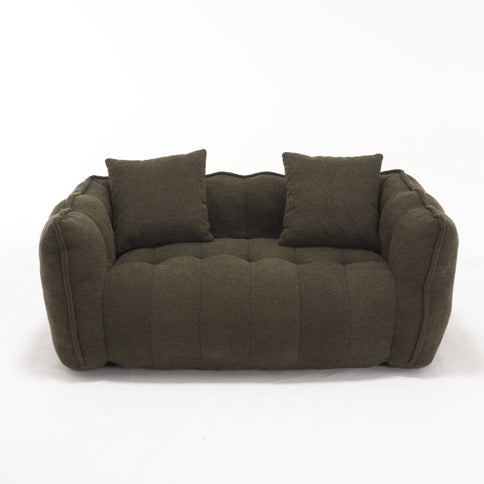 Cozy Beanbag Chair With High Resilience Foam Core For 2