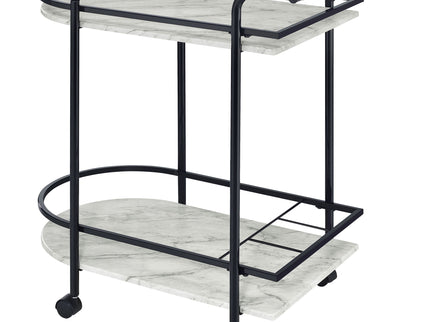 Serving Cart With Wine Rack