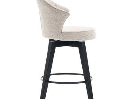 Wing Back Swivel Bar Stools (Set of 2)