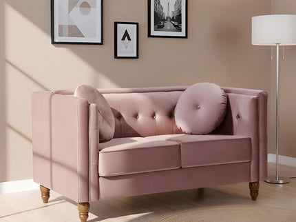 Chesterfield Loveseat 2 Seater Couch For Living Room