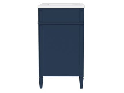 Bathroom Vanity With Top Sink, 2 Drawers, Tip Out Drawer