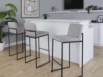 Fuji - Contemporary High Back Barstool Elegant Design