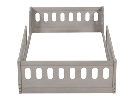 Platform Bed With Guardrail