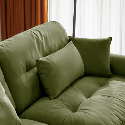 Super Comfort Oversized Modular Sectional Sofa With Movable Ottoman