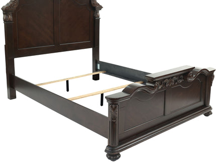 3 Piece Bedroom Set, Majestic Formal Bed With 2 Nightstands