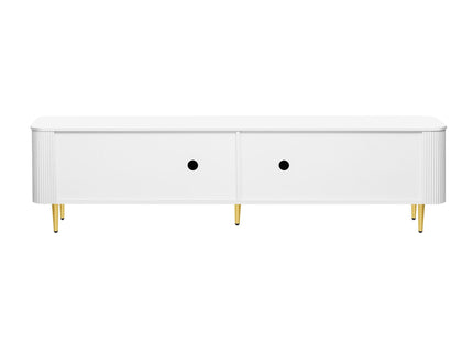 Minimalist TV Stand For TVs Up To 85", Modern Entertainment Center Media Console With 4 Spacious Cabinets For Living Room