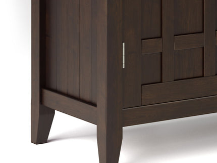Bedford - Sideboard Buffet And Wine Rack - Dark Chestnut Brown