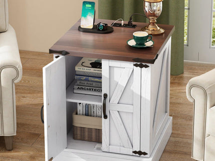Nightstand With Adjustable Shelf