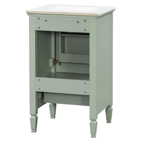Retro Bathroom Vanity With Sink