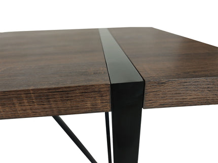 Modern Dining Table With Metal Legs For 4 - 6 Person