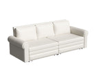 White / Faux Leather