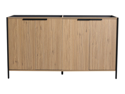 Contemporary Freestanding Bathroom Vanity With Adjustable Shelves