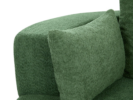 360° Swivel Accent Barrel Chair With 3 Removable Pillows For Living Room