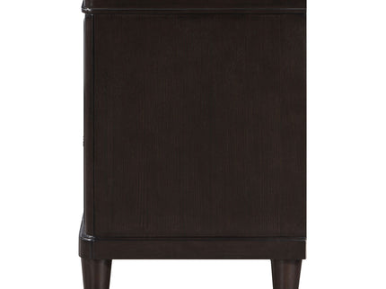 Niguel - 2 Drawer Nightstand With Felt Lined Top Drawer - Brown
