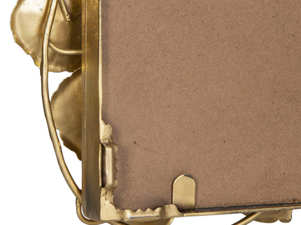 Full Length Mirror With en Leaf Accents, Floor Miiror For Living Room Bedroom - Gold