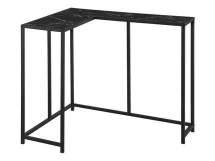 Corner Accent Console Table For Entryway, Unique L-Shaped Design