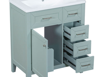 Modern Bathroom Vanity With Sink Combo, 3 Drawers