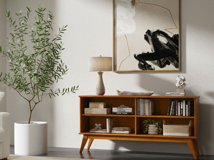 Draper - Handcrafted Low Bookcase
