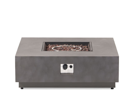 Modern Square Fire Pit With 50, 000 Btu