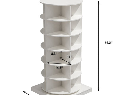 360 Rotating Shoe Cabinet 6 Layers
