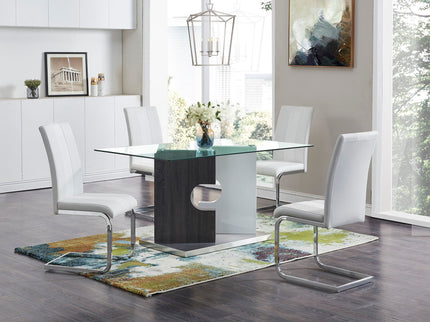 Iris - Dining Table - Gray