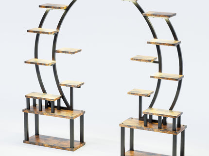 9 Tiered Indoor Plant Stand With 5 Adjustable Grow Lights