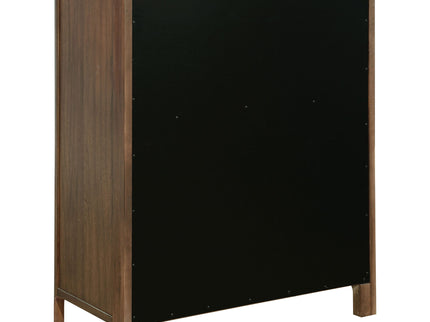 Verona - 5 Drawer Chest With - Walnut