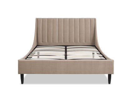 Aspen - Vertical Tufted Modern Headboard Platform Bed Set