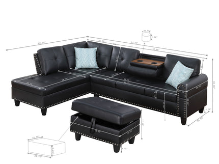 Irine - Sectional Sofa With Ottoman